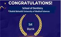 Shahid Beheshti Faculty of Dentistry won first place in the comprehensive exam of basic sciences in the last three years among dental faculties